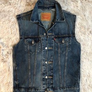 Levi’s Mens Denim Vest Size Large